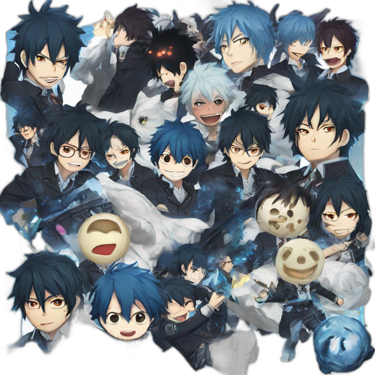 Rin okumura blue exorcist emoji