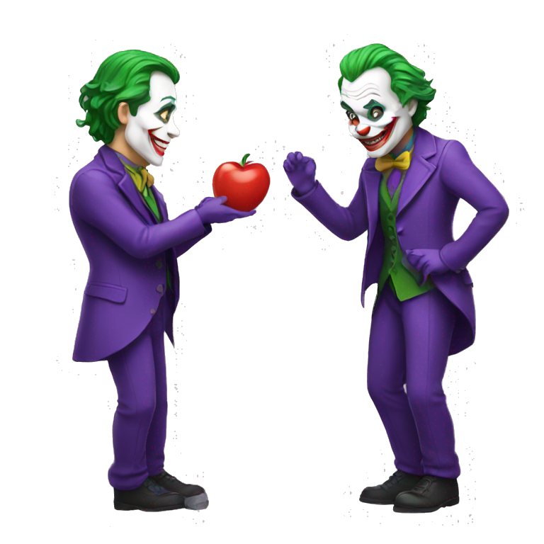 joker helping a friend emoji