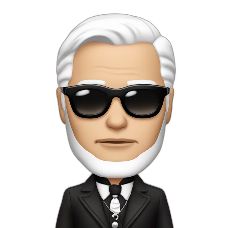 Karl Lagerfeld  emoji
