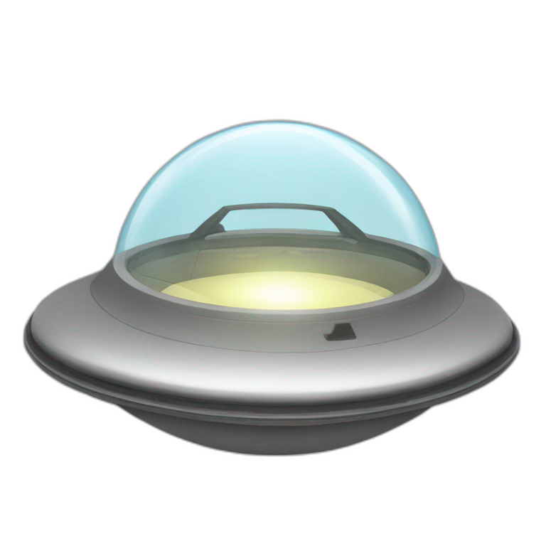 bob lazar in a flying saucer emoji