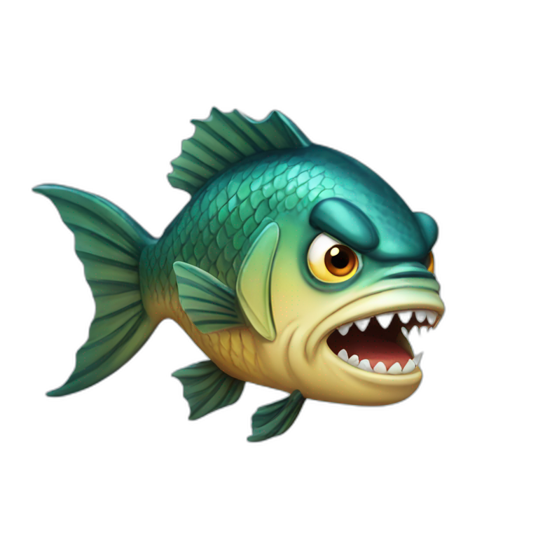 angry fish emoji