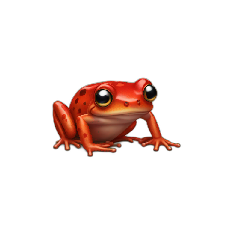   red frog emoji