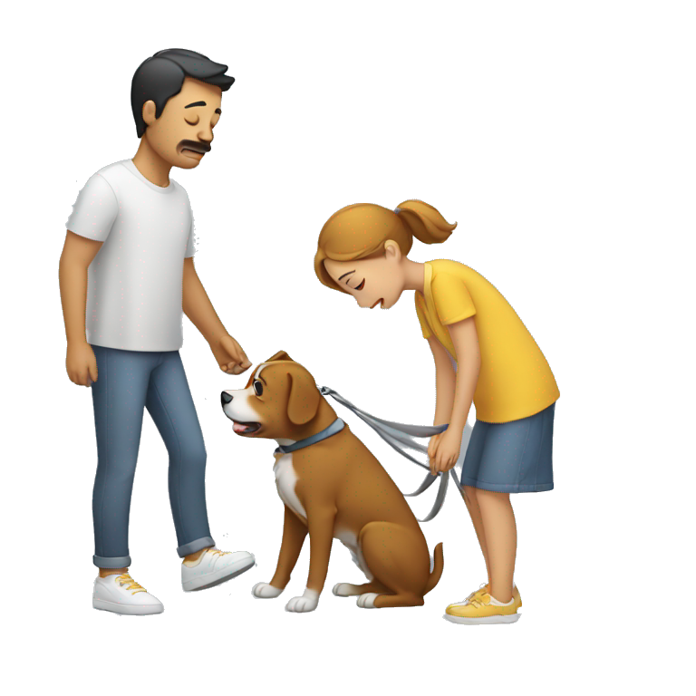 crying-and-walking-the-dog emoji