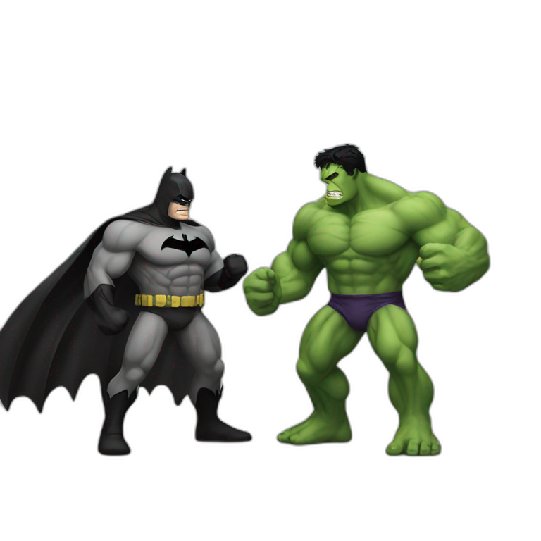 hulk vs batman emoji