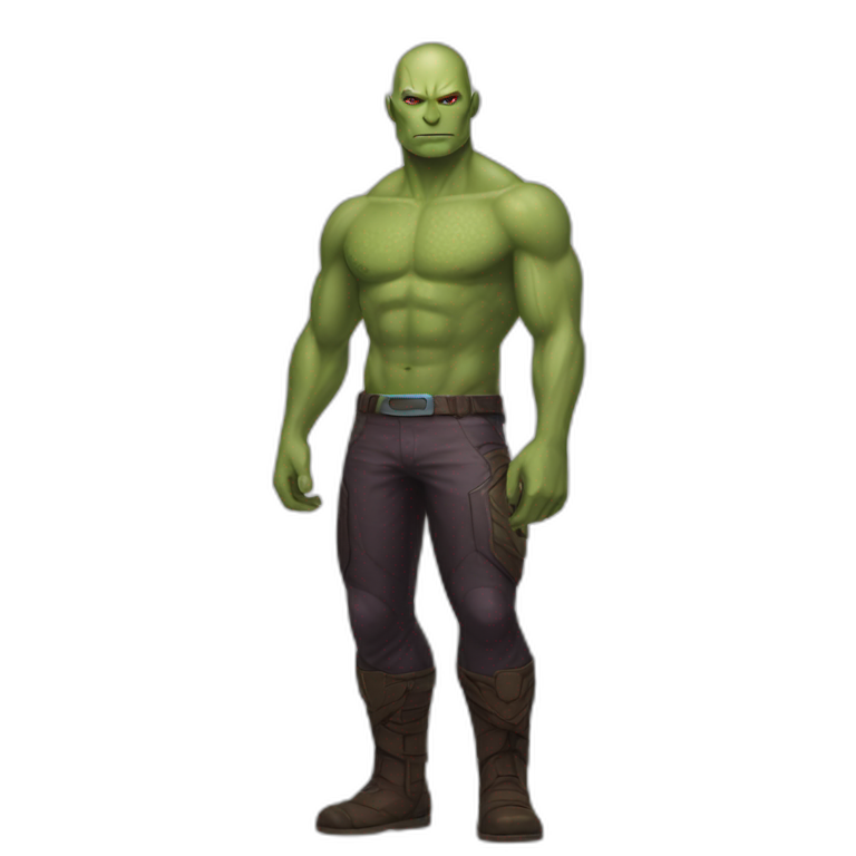 fullbody drax marvel emoji