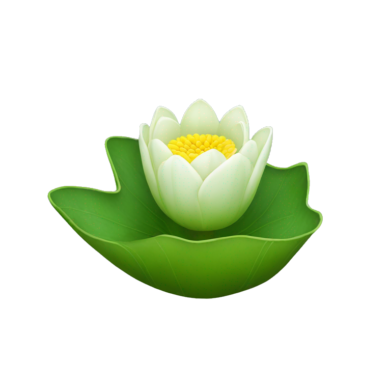 waterlily bud emoji