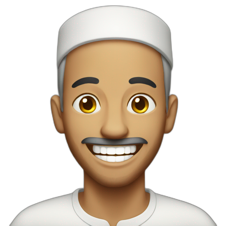 moroccan man laugh emoji