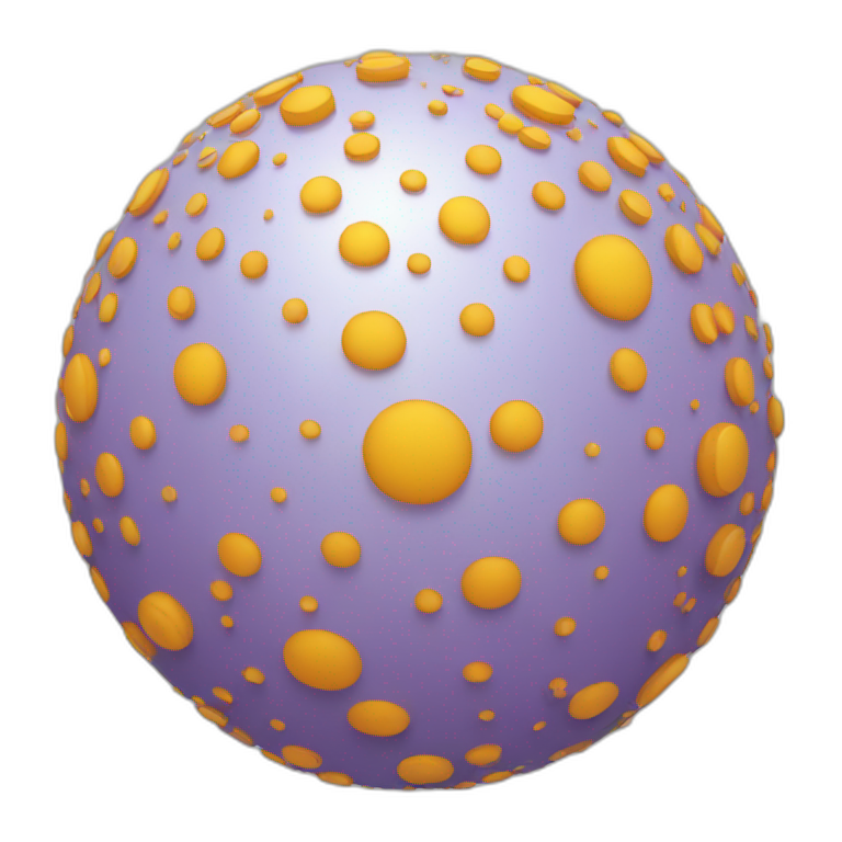 Abstract sphere emoji