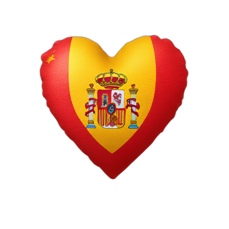 heart with spain flag emoji