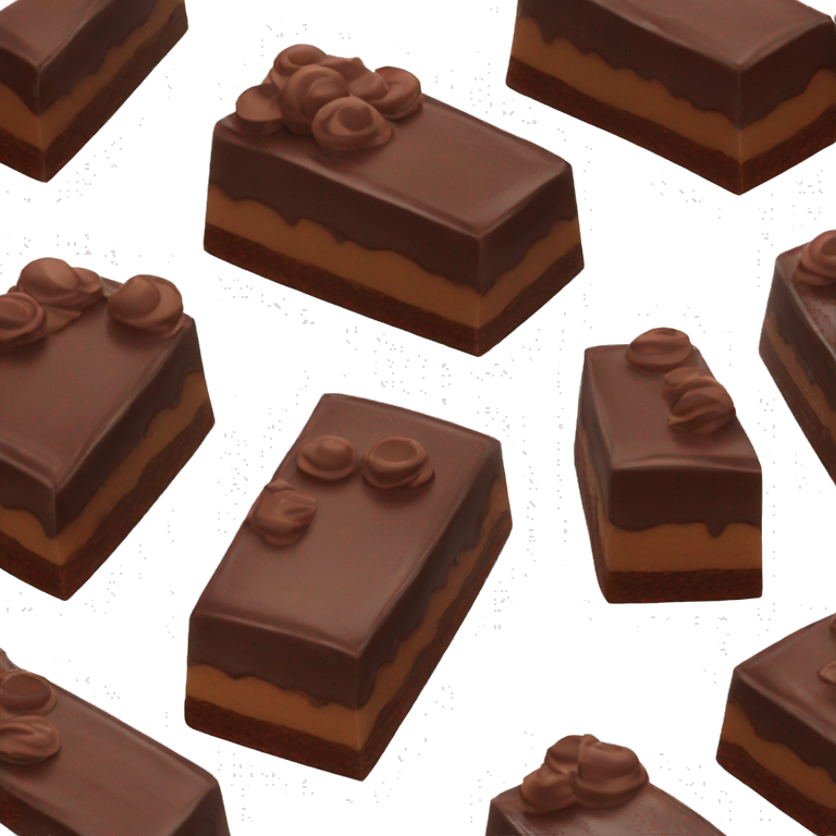 chocolate glass cake emoji