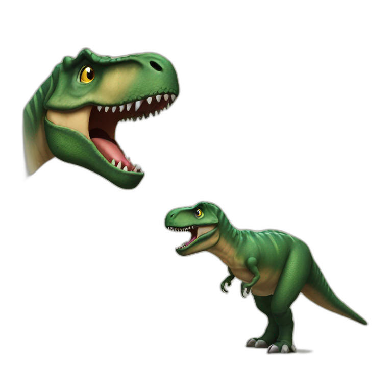 T-rex emoji