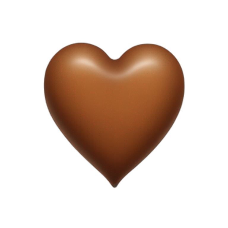 cured brown heart emoji