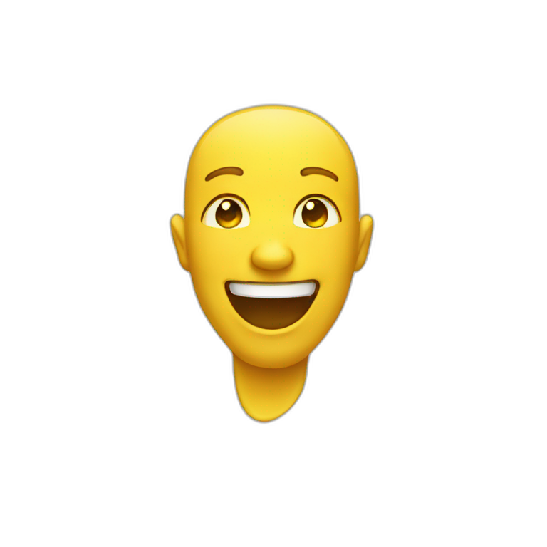 Neutral face Yellow laugh emoji