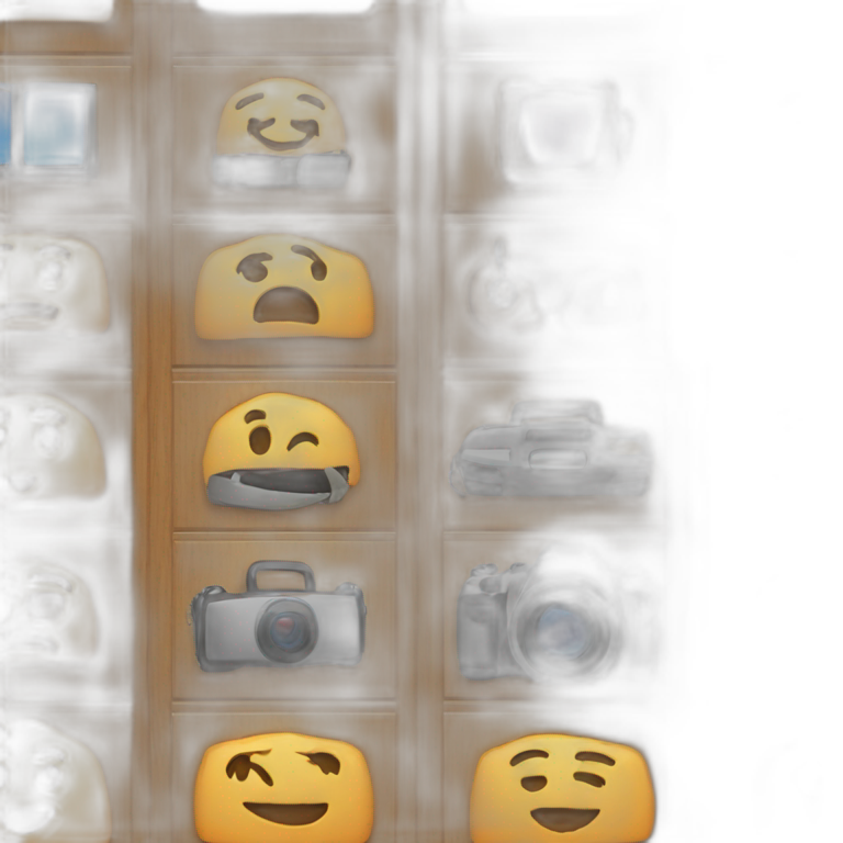 chest with video editor icons emoji