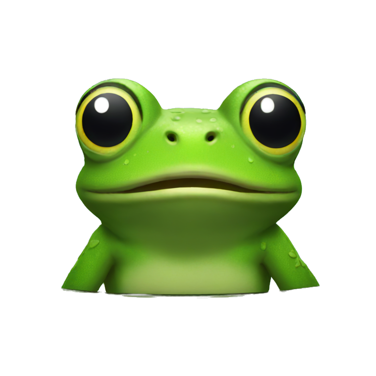 frog in tv emoji