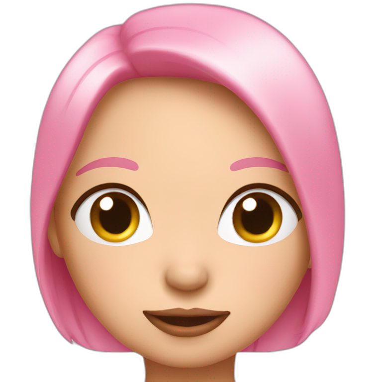 pink cheeks emoji