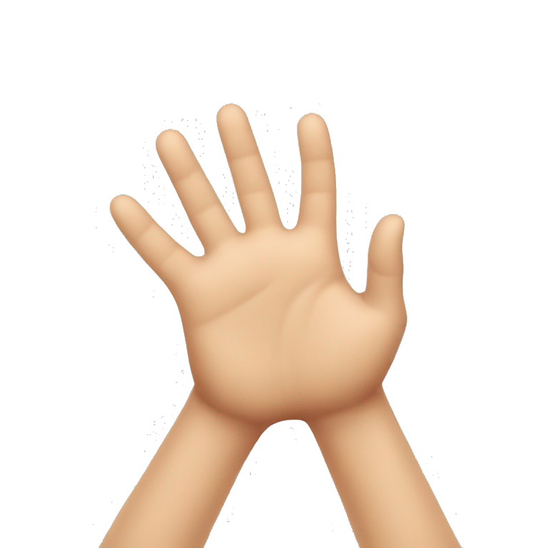 blob spreading both hands forward emoji