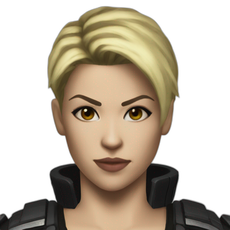 Cassie Cage realistic emoji