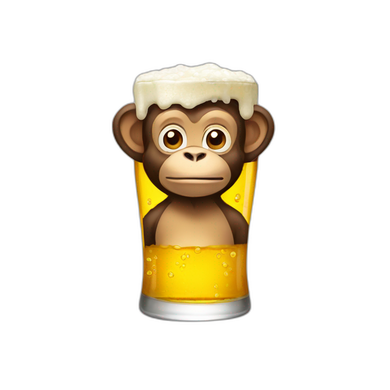 Monkey piss beer emoji