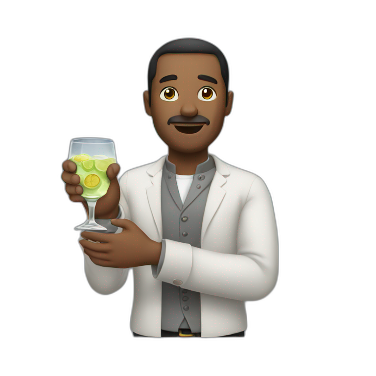 Man-with-gin- hands emoji