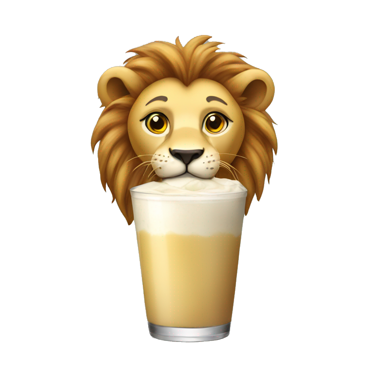 lion with lassi emoji