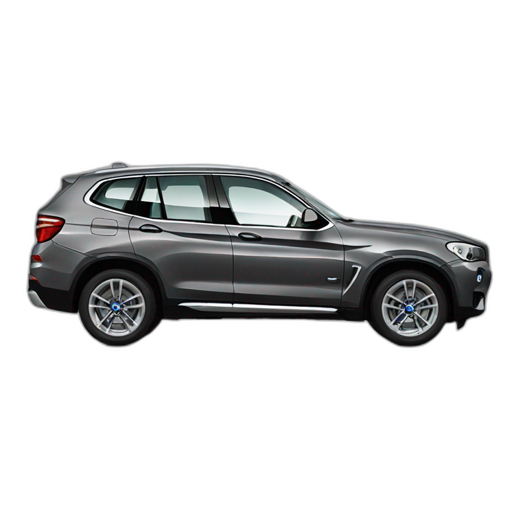 Grey BMW x3 emoji