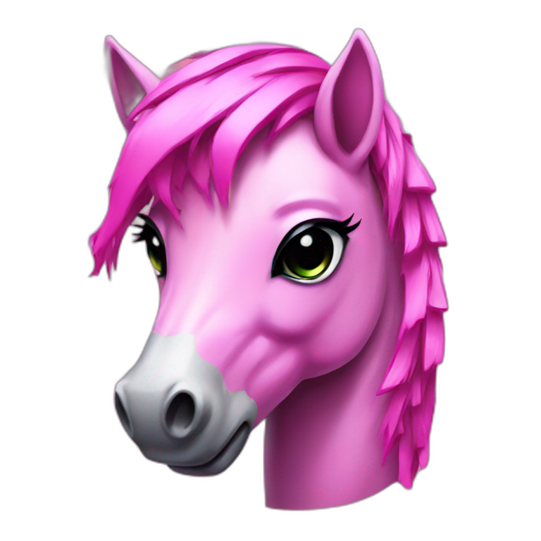 pink pony cyberpunk emoji