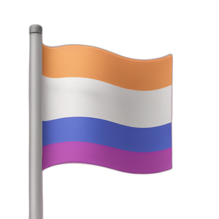 Bi flag emoji