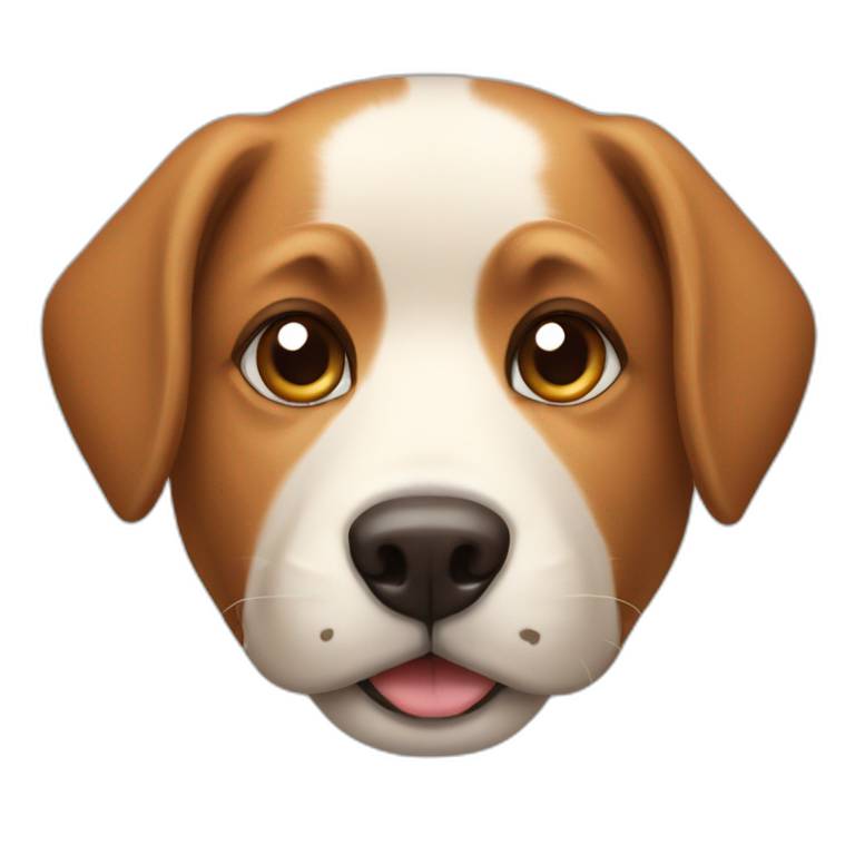 Dog face emoji
