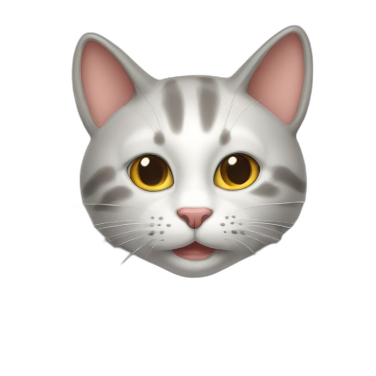 le chat avec la souris emoji