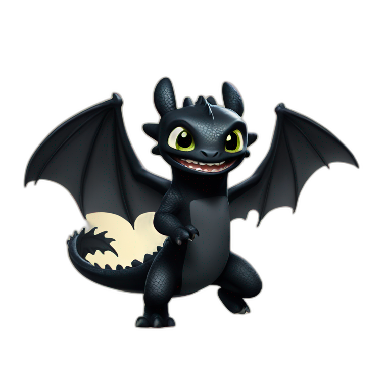 Toothless-from-How-to-train-your-dragon-dancing emoji