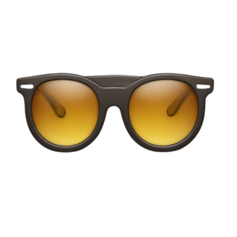 Clicking of glasses emoji