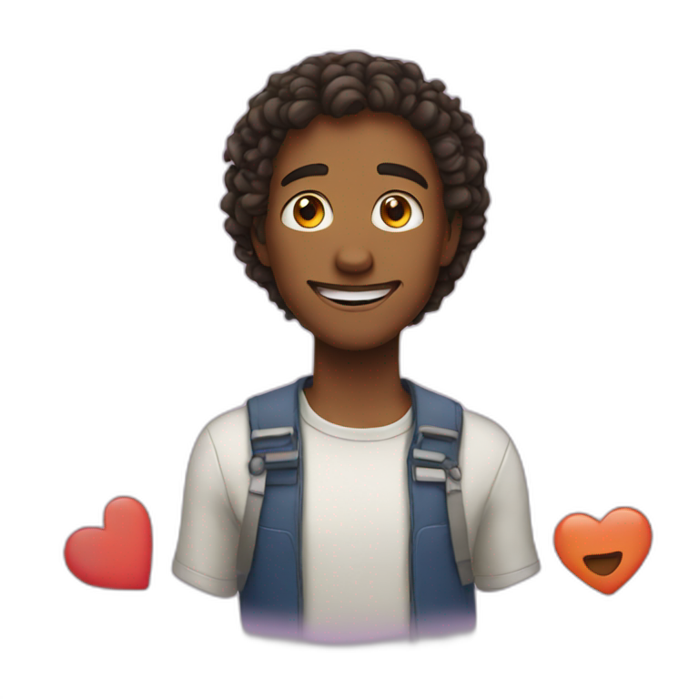Brilliant heart emoji