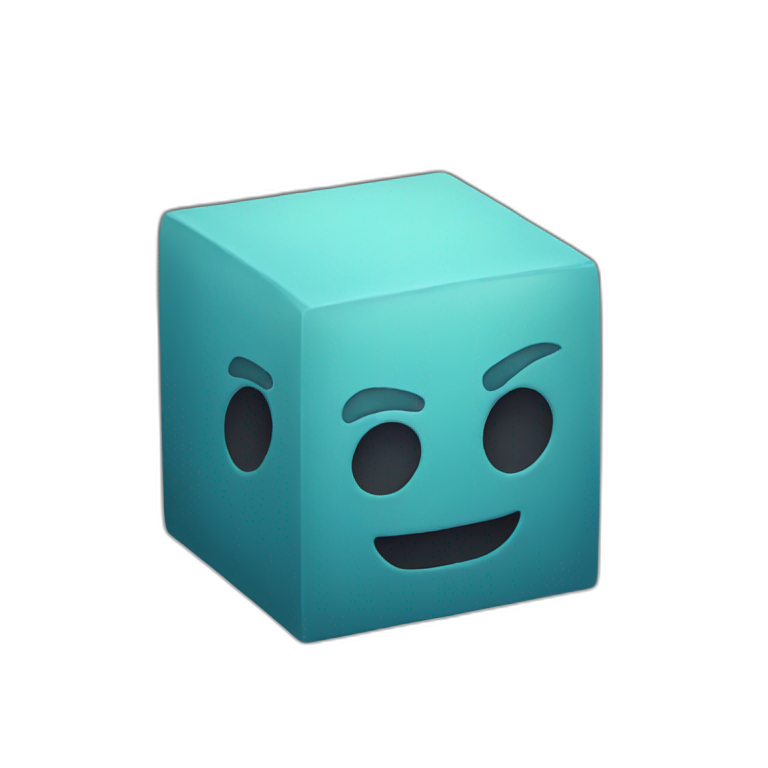 Cube emoji