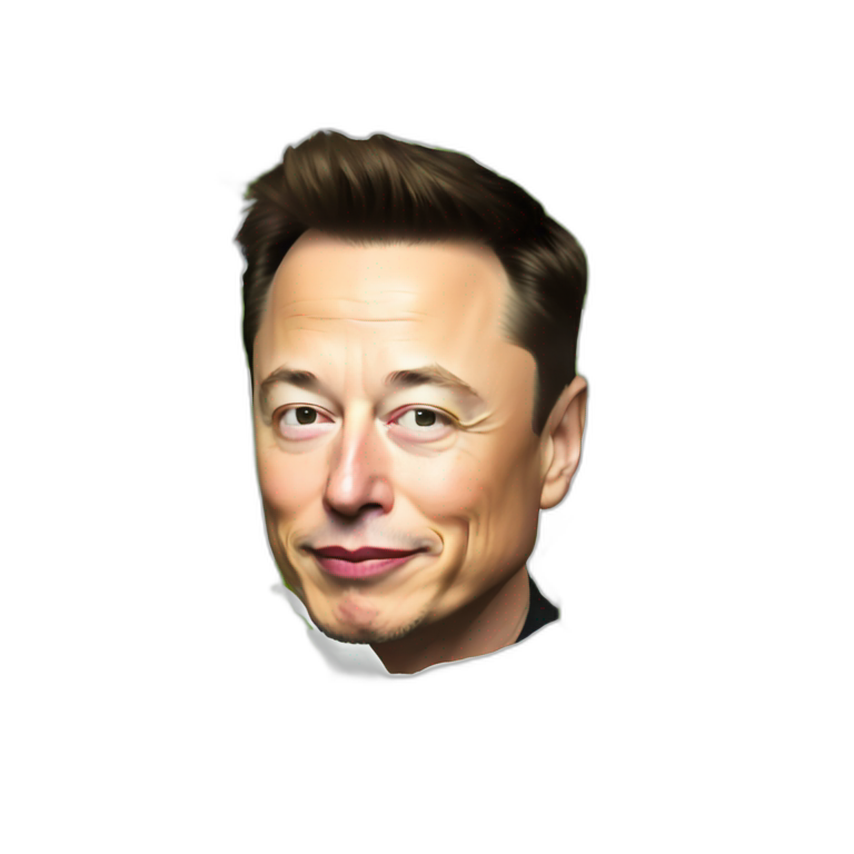 Elon Musk consumming weed emoji