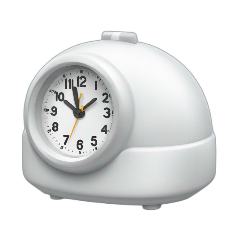 igloo alarm clock emoji