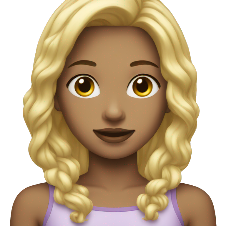 blonde girl emoji