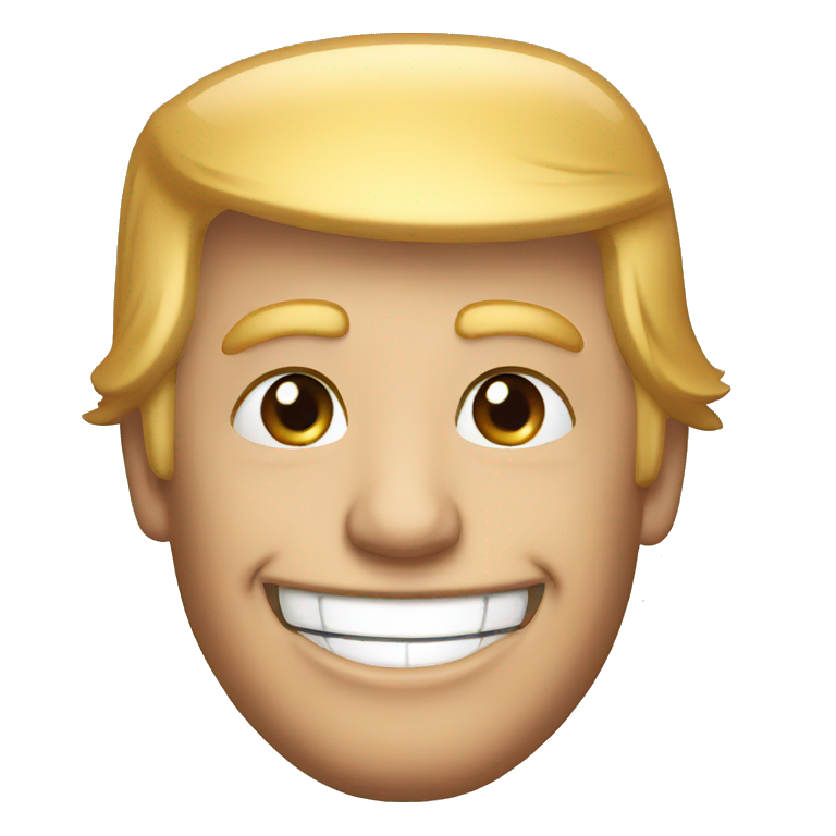 Donald Trump smiling emoji