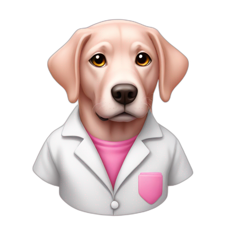 pink lab coat emoji