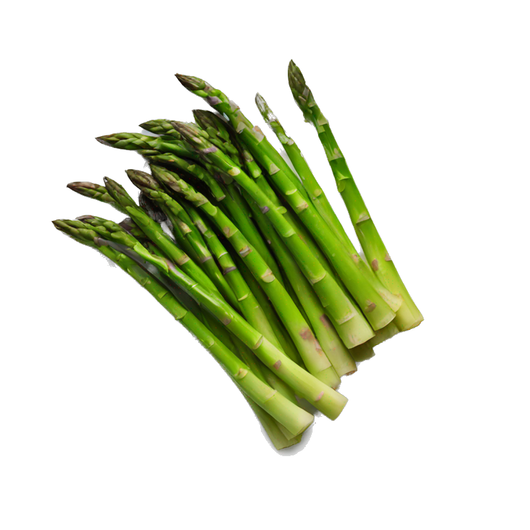 plate of asparagus emoji