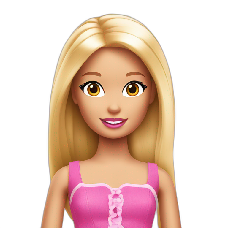 Barbie brand logo emoji