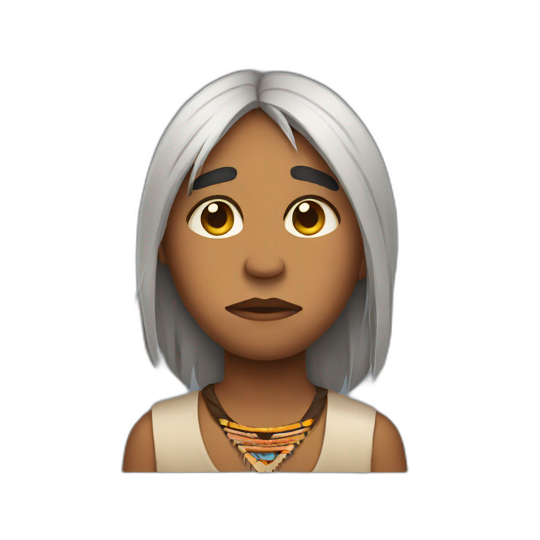indigenous sad emoji emoji