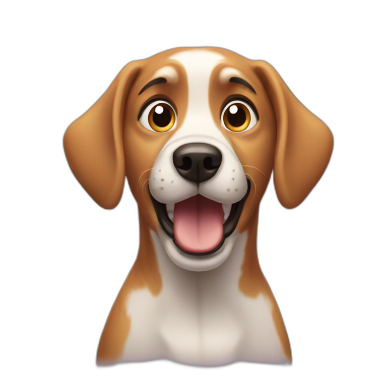 amazed-dog emoji