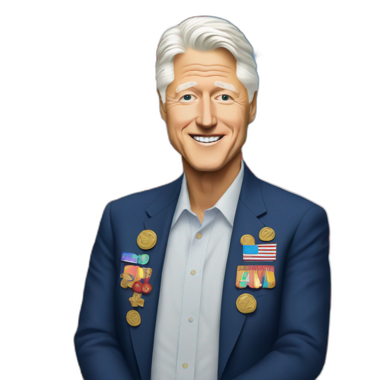 trans flag bill clinton emoji
