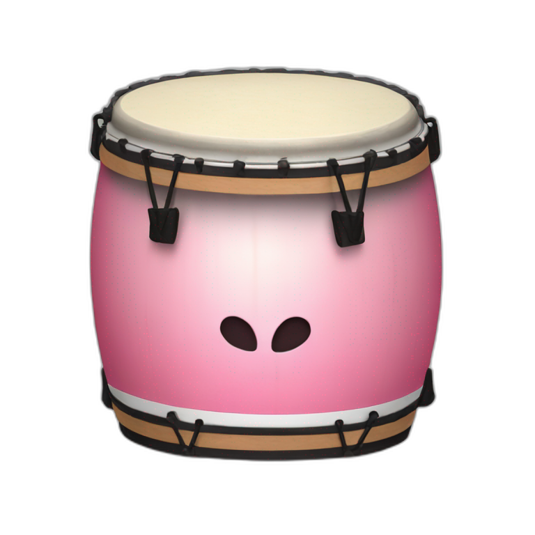 pembe taiko davul | AI Emoji Oluşturucupembe taiko davul | AI Emoji Oluşturucu  