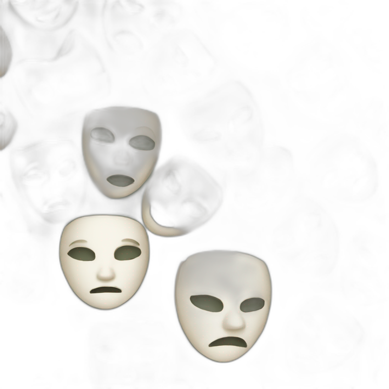 theatre masks emoji
