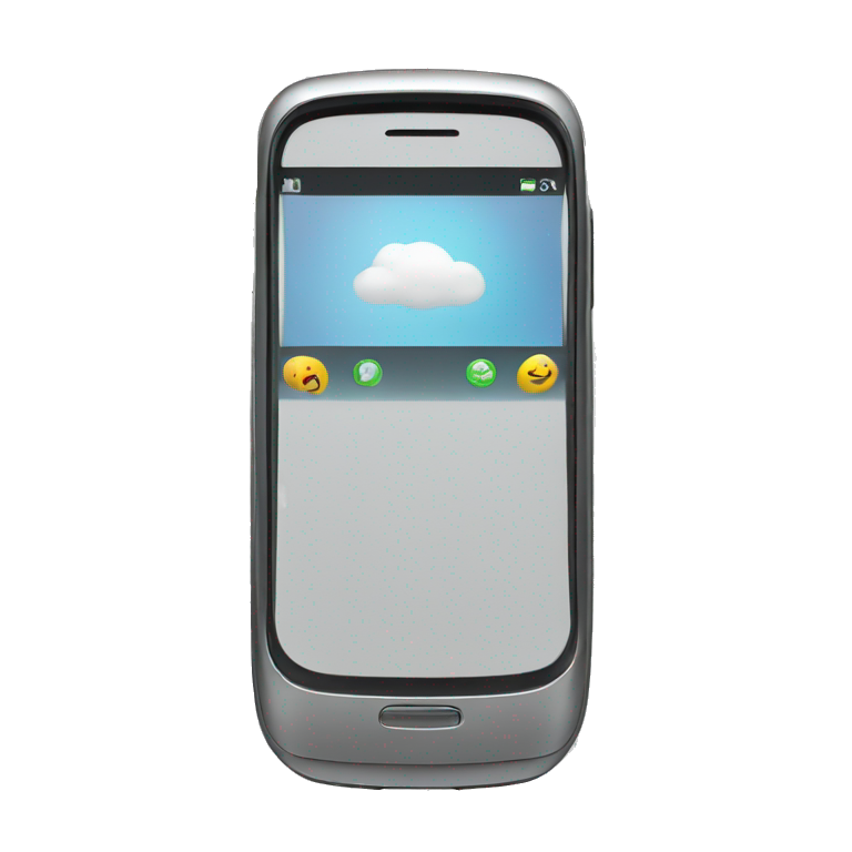 touch screen phone emoji