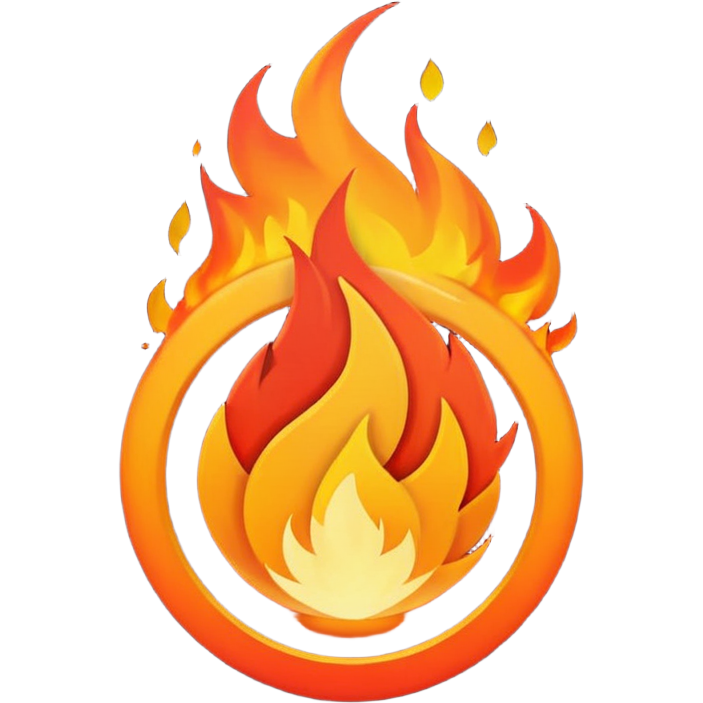 Logo pyro genshin impact Sticker