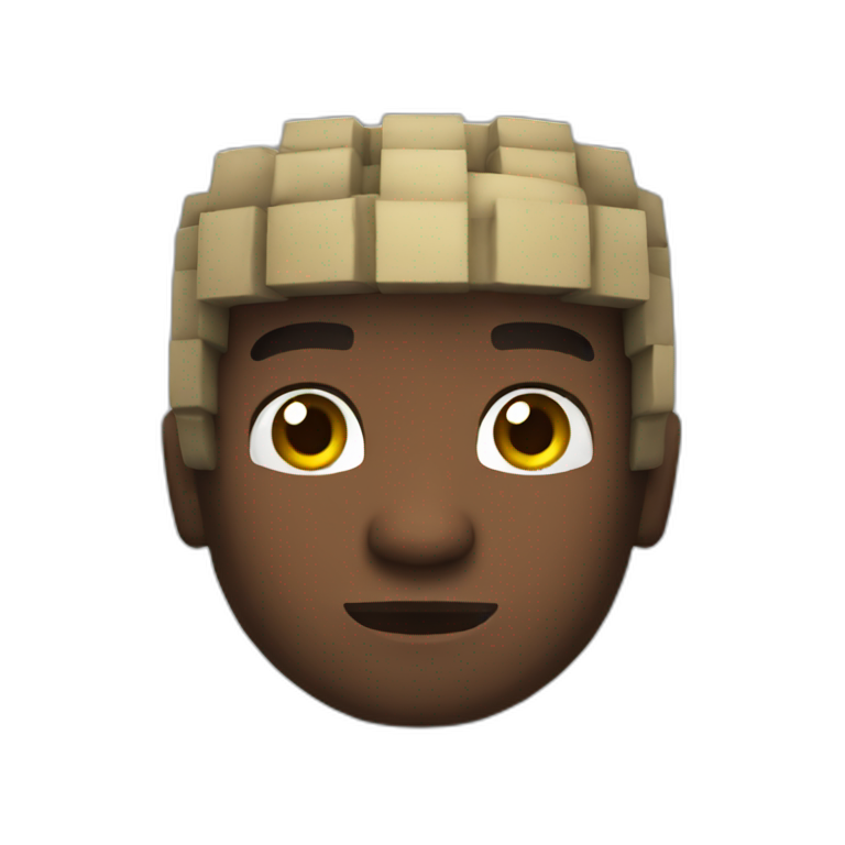 Villager from minecraft emoji