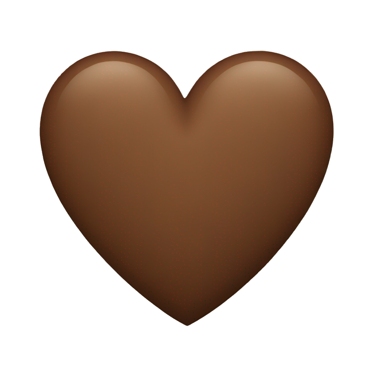 brown heart emoji